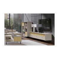 WOHNZIMMER Set – MALTA System – Beige - Beige, Holzwerkstoff (103.5/125.5/42cm) - hi-markt