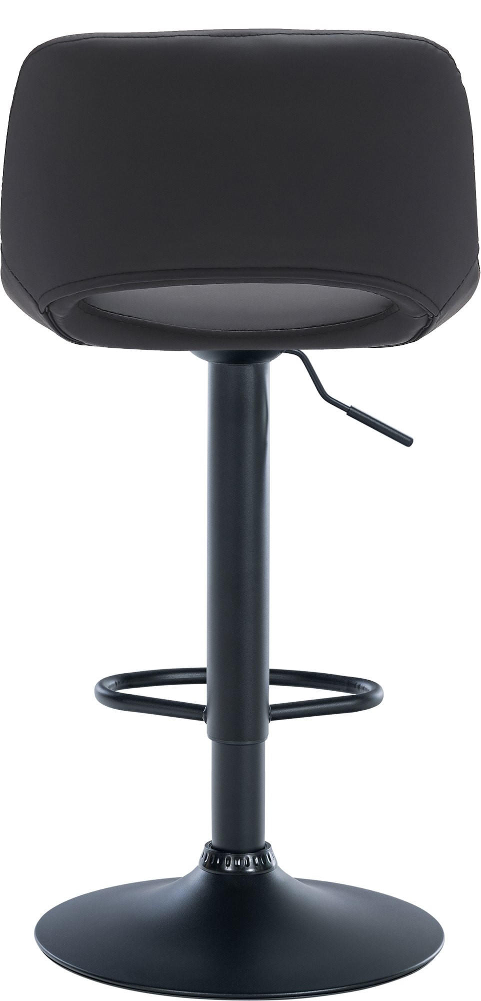 Thumbnail - Deluke Barhocker, Schwarz, Leder, 42x86x46 cm, Esszimmer, Barmöbel, Barhocker