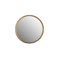 WANDSPIEGEL Matz Spiegel/ Oval 60x60 cm Gold - Bronzefarben, Metall (60/60/2.7cm) - Housecraft Living