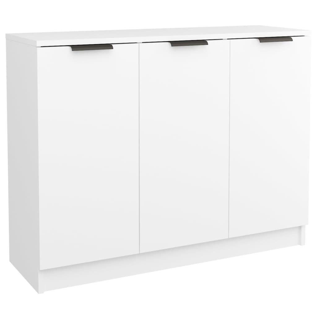 SIDEBOARD Weiss 90,5/30/70 Cm Holzwerkstoff - Weiß, Holzwerkstoff (30/70/90.5cm) - vidaXL