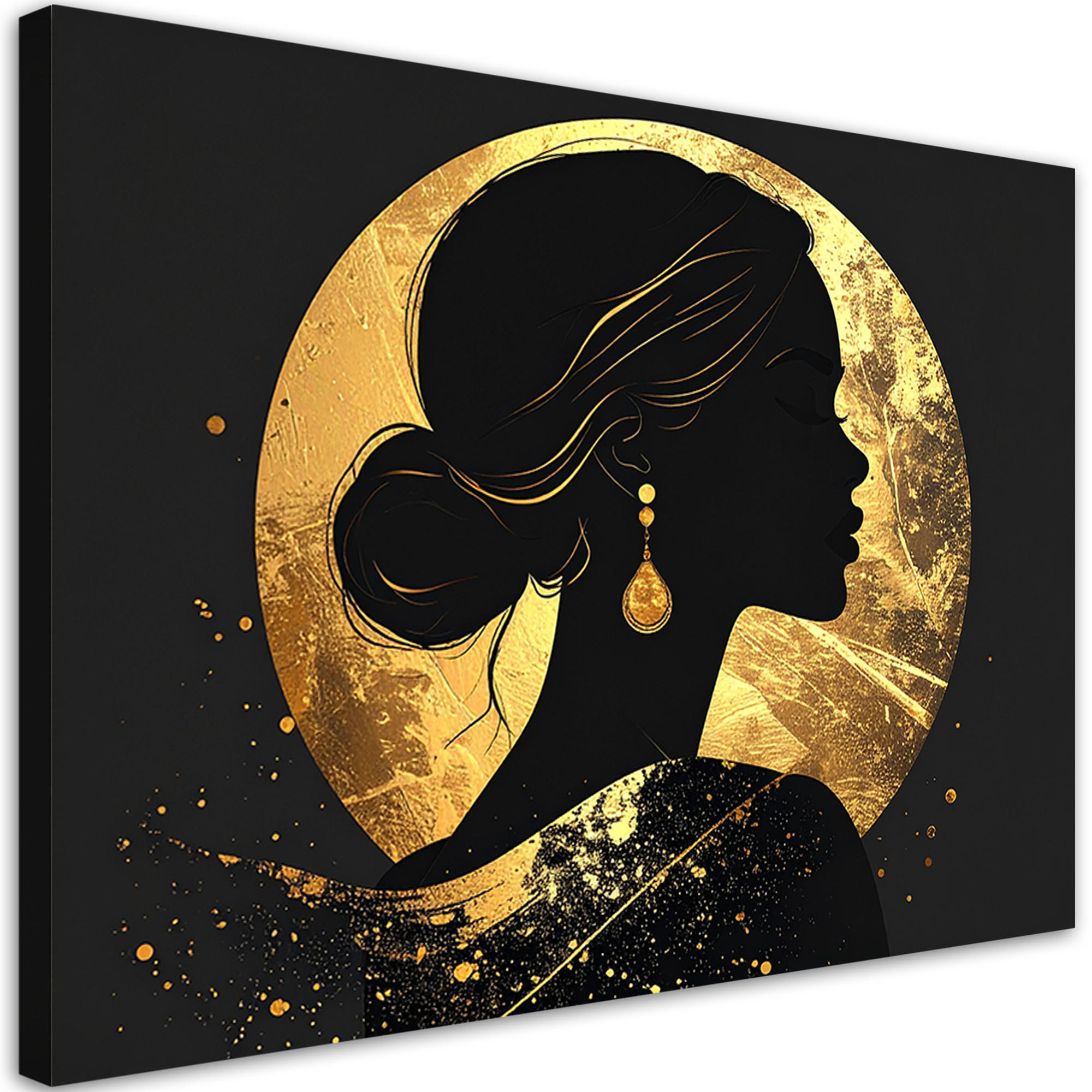 Feeby Bild Gold 45x30 cm