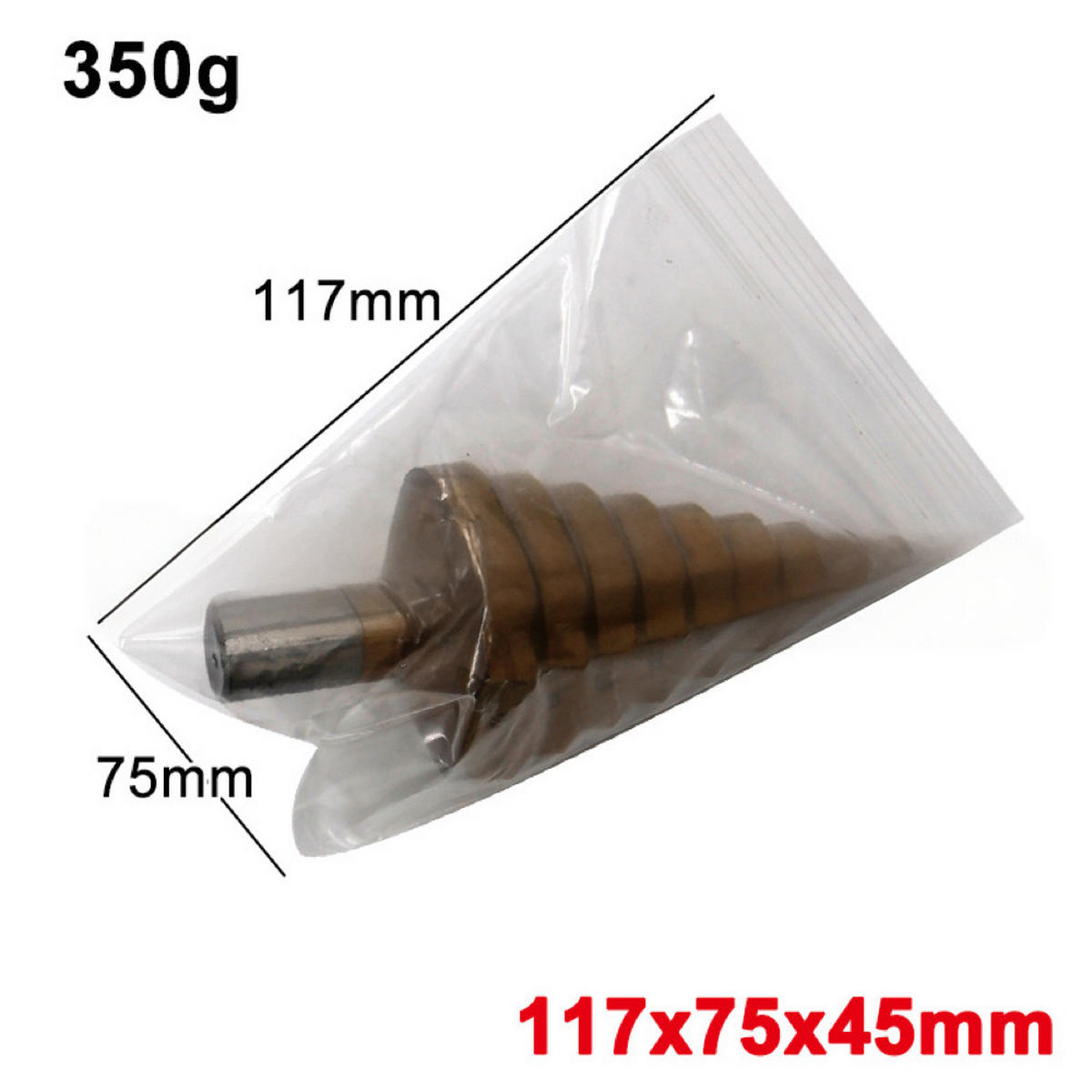 BIT-SATZ,KONISCHER Bohrer - Gelb, Metall (11.7/7.5/4.5cm) - LIBRATON