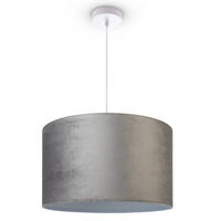 PENDELLEUCHTE Hugo Pd1 - Grau, Metall (45.5/45.5/28cm) - Paco Home