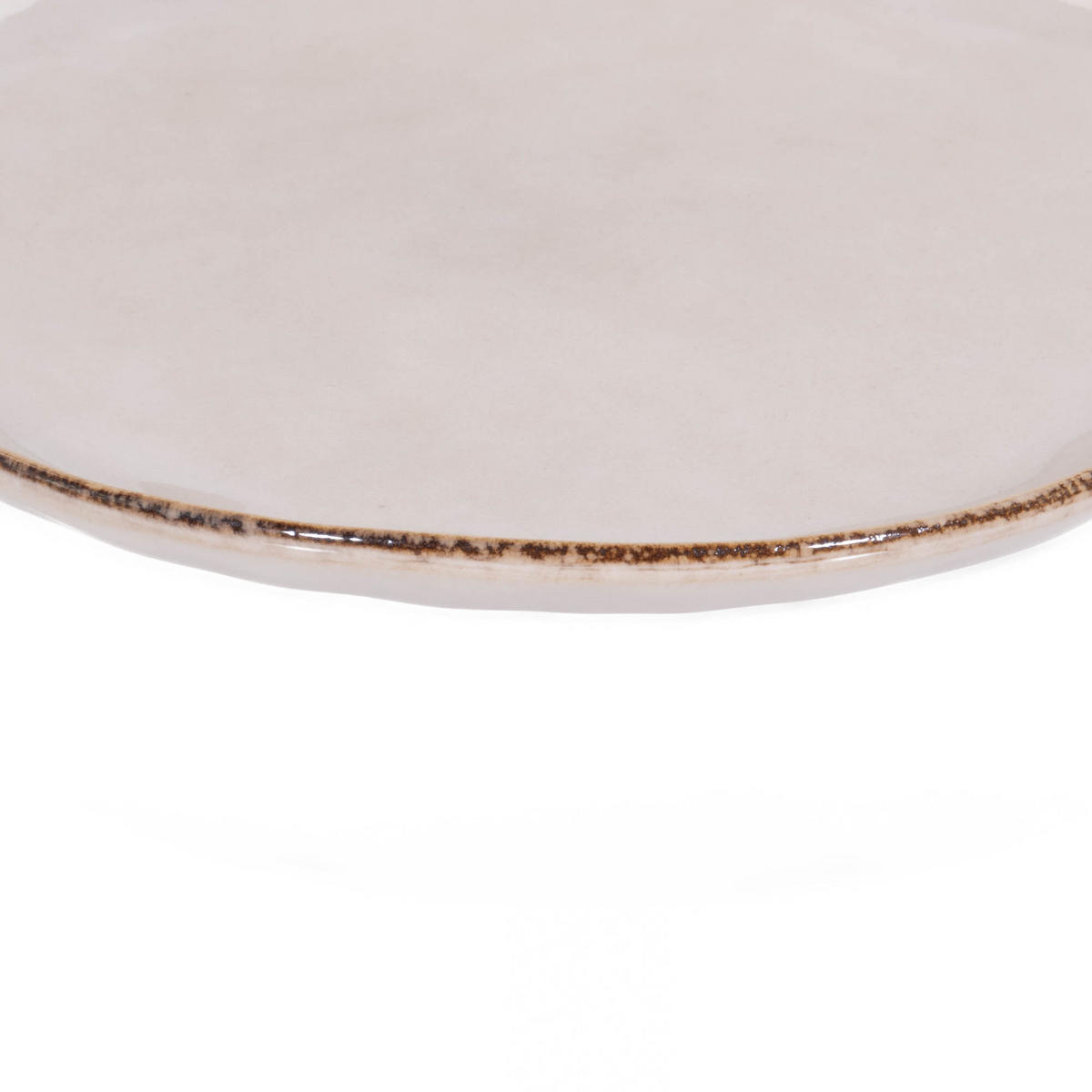 TELLER Ø 21 cm - Weiß, Keramik (21cm) - Siaki
