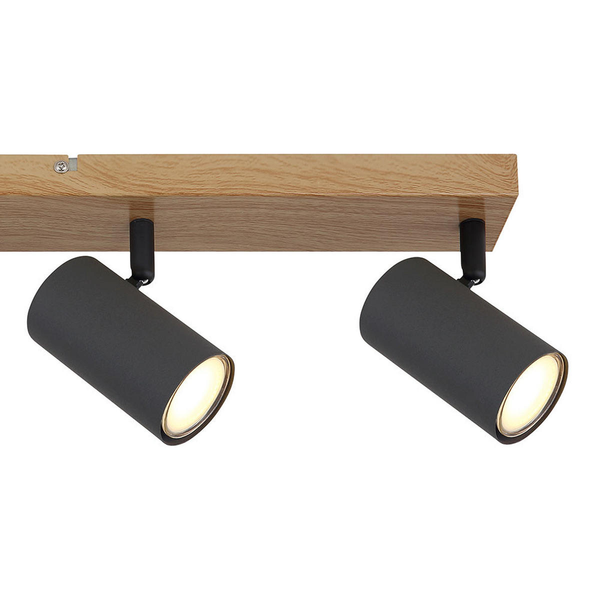 DECKENLEUCHTE ROBBY Metall Braun - Braun, Metall (56/6/12cm) - Globo Lighting