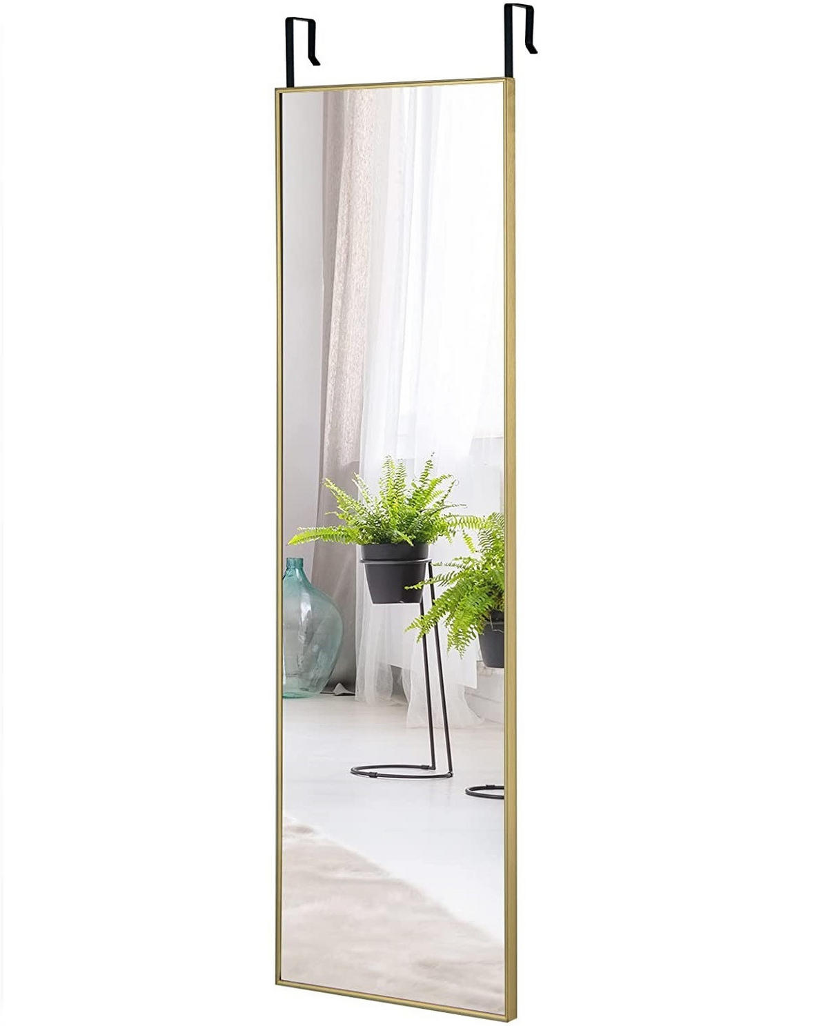 GANZKÖRPERSPIEGEL Gold - Goldfarben, Glas (2/120/37cm) - COSTWAY