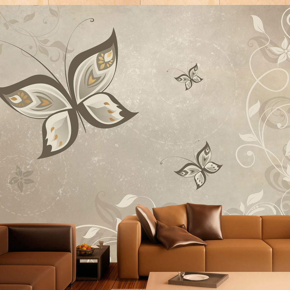 VLIESTAPETE Beige 150/105 cm - Beige/Braun, Textil (150/1cm) - KUNSTLOFT