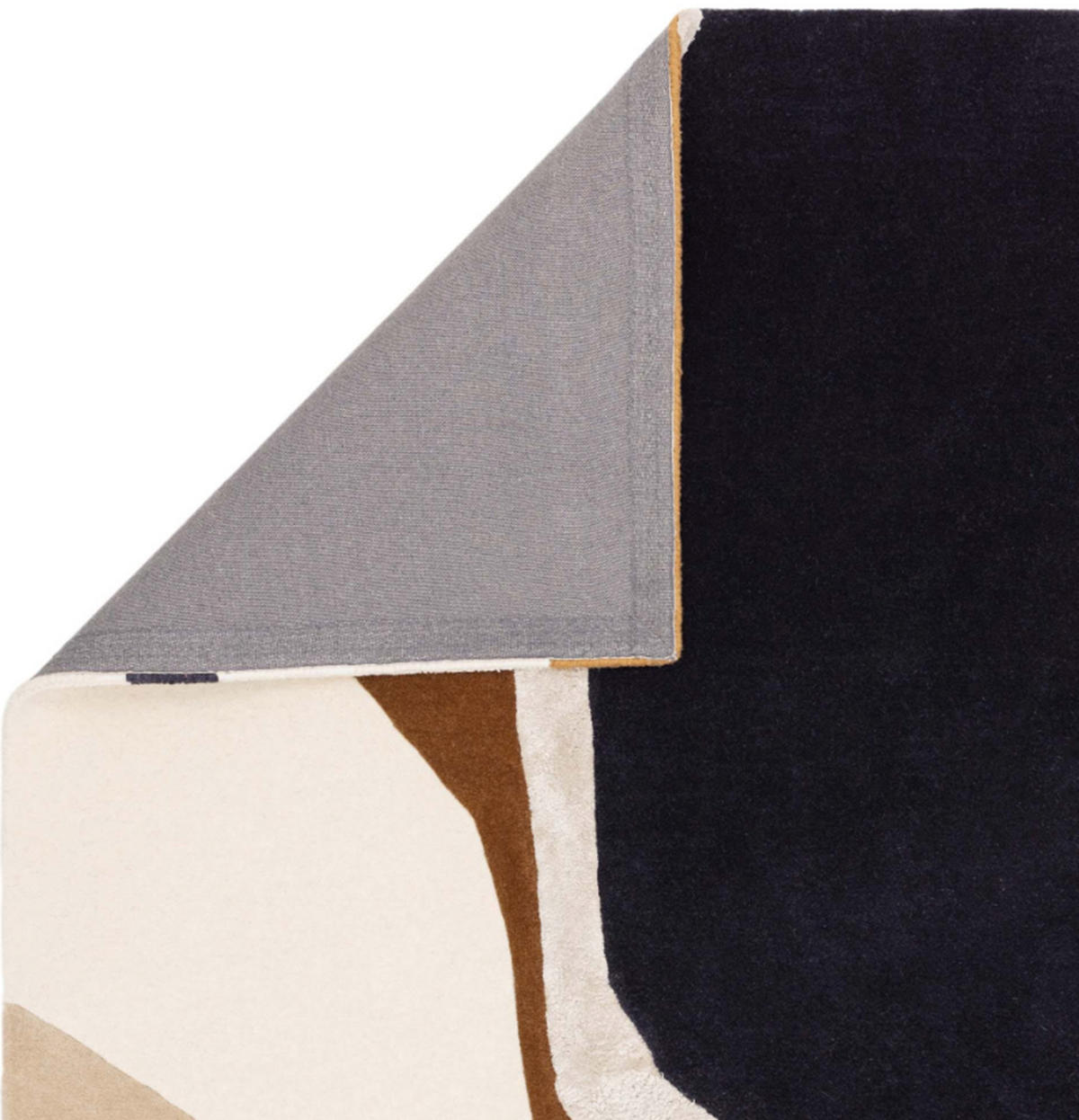 TEPPICH modern handgetuftet Wolle KATO Braun 120 x 170 cm - Braun, Naturmaterialien (120/170cm) - Novatrend