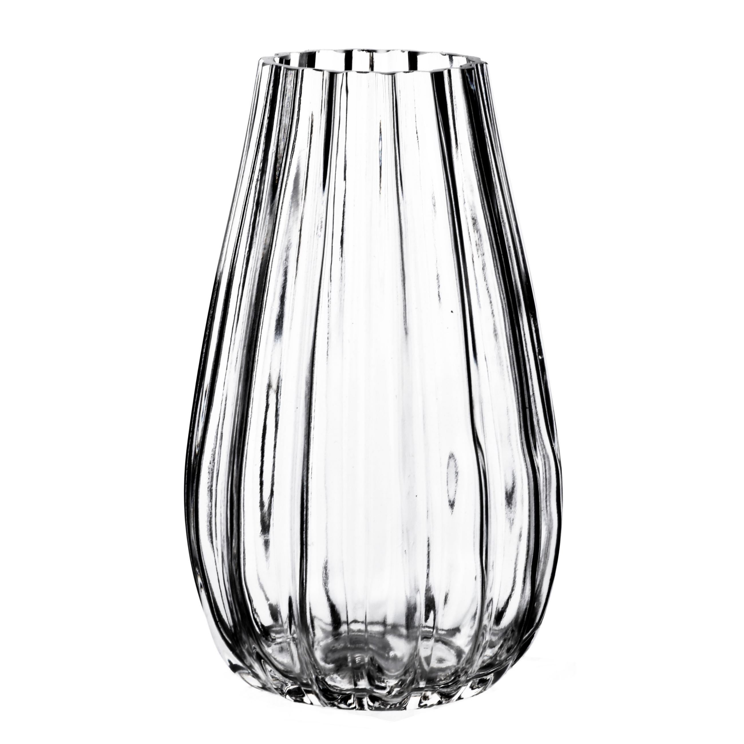 VASE Serenite Transparent 8,5x14,5xh25 cm Glas - Transparent, Glas (25cm) - Mondex