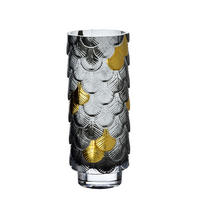 VASE Serenite Gold 10/10/26 cm Glas - Goldfarben, Glas (26cm) - Mondex