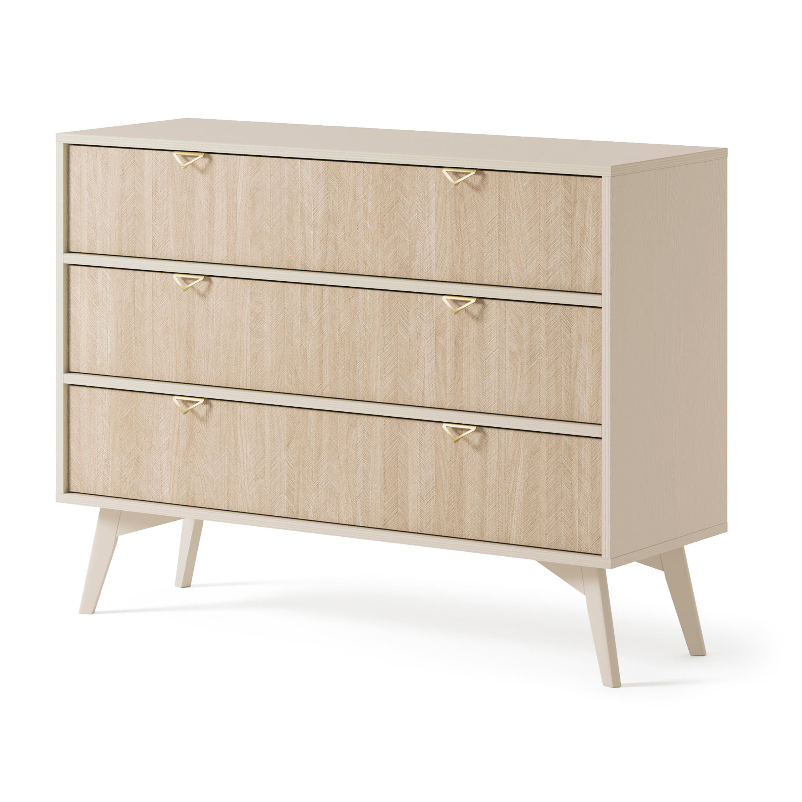 Masseno Kommode Beige 106x80x38 cm