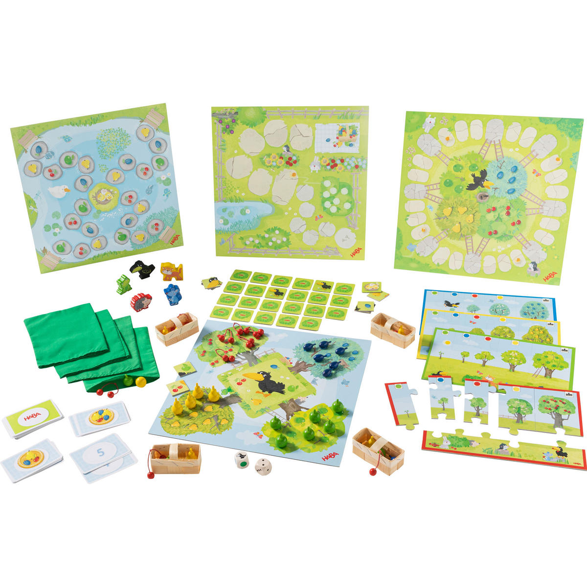 SPIELESAMMLUNG Meine große Obstgarten, ab 3 Jahren - Multicolor, Naturmaterialien (35/34.6cm)