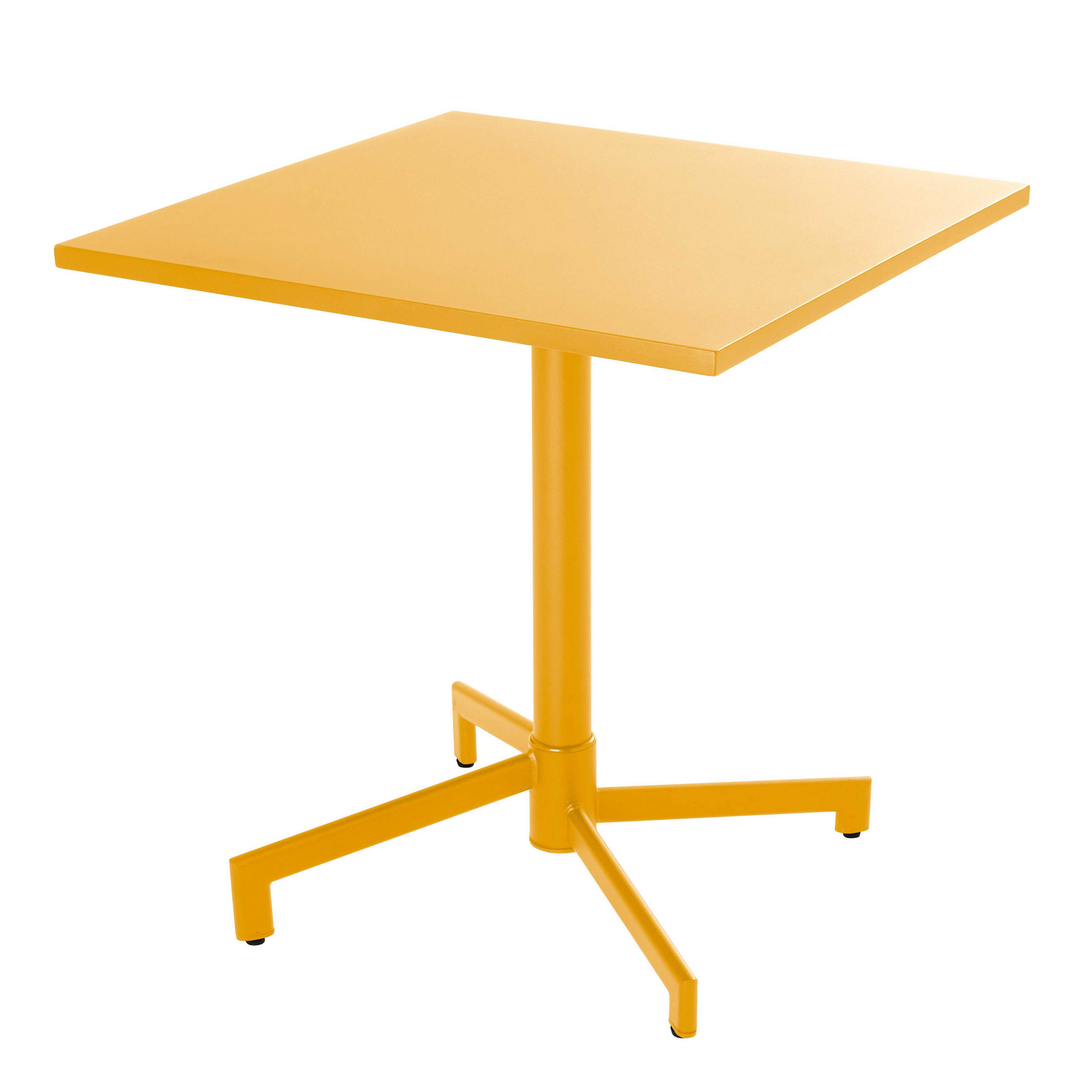 Oviala Bistrotisch, Gelb 70x72x70 cm