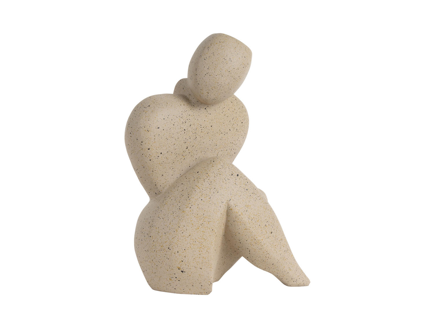 FIGUR ABSTRACTO Tip Braun 17/11/22 cm - Braun, Kunststoff (11/22/17cm) - Present Time