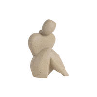 FIGUR ABSTRACTO Tip Braun 17/11/22 cm - Braun, Kunststoff (11/22/17cm) - Present Time