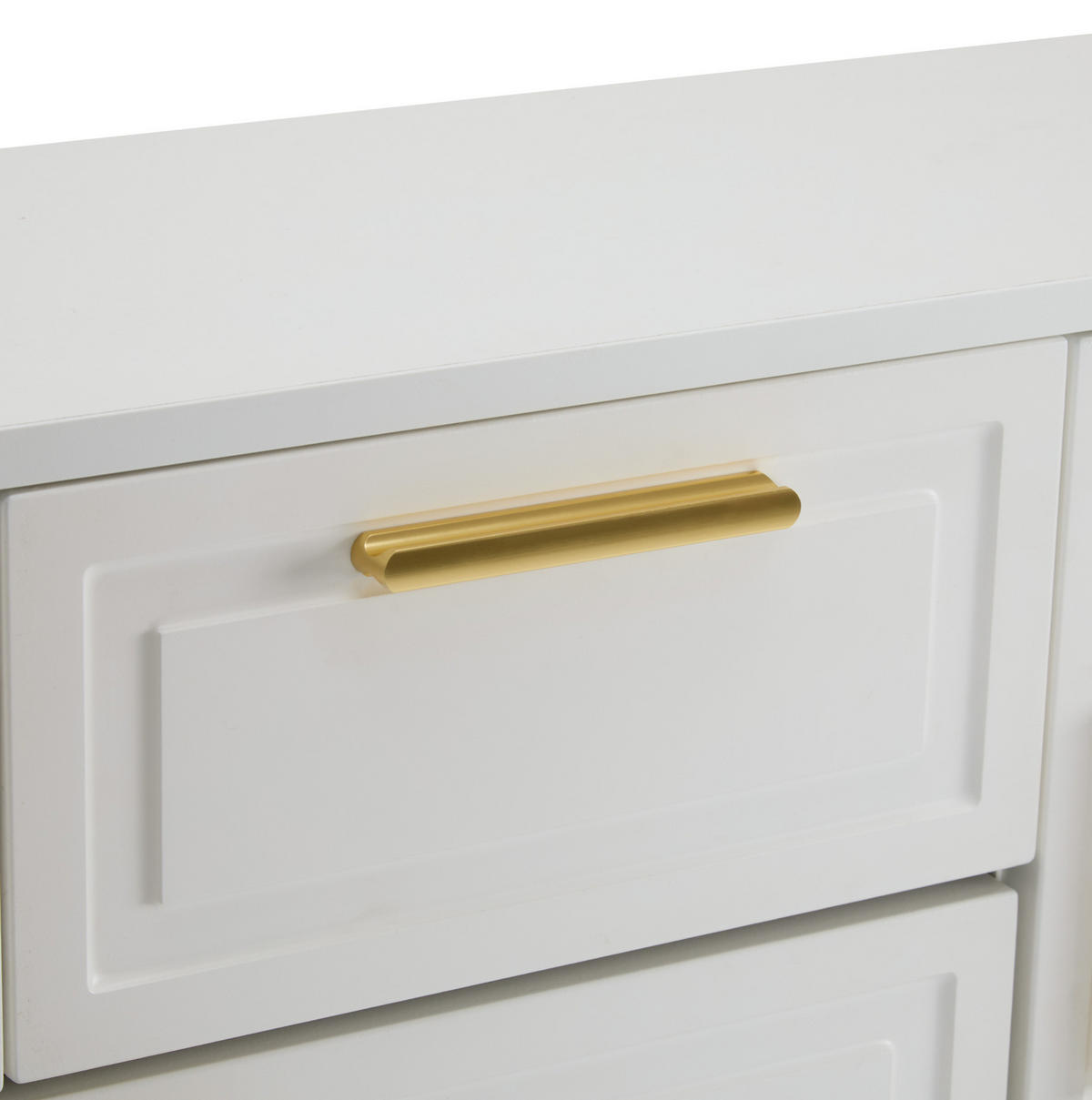 SCHUHSCHRANK 120/107/24 cm Weiß aus MDF und Spanplatte mit verstellbaren Regalen - Weiß, Holzwerkstoff (120/107/24cm) - OKMYHOME