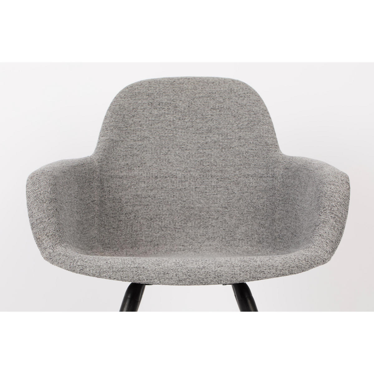 ESSZIMMERSTUHL Albert Kuip Soft Armlehne Hellgrau - 2 er Set - Grau, Textil (59/81.5/55cm) - Zuiver