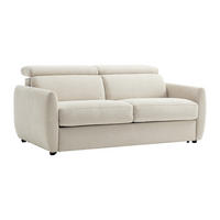 3-SITZER-SCHLAFSOFA mit Schlaffunktion aus beigem Stoff SOVALI - Beige, Textil (191/83.5/224cm) - Vente-Unique