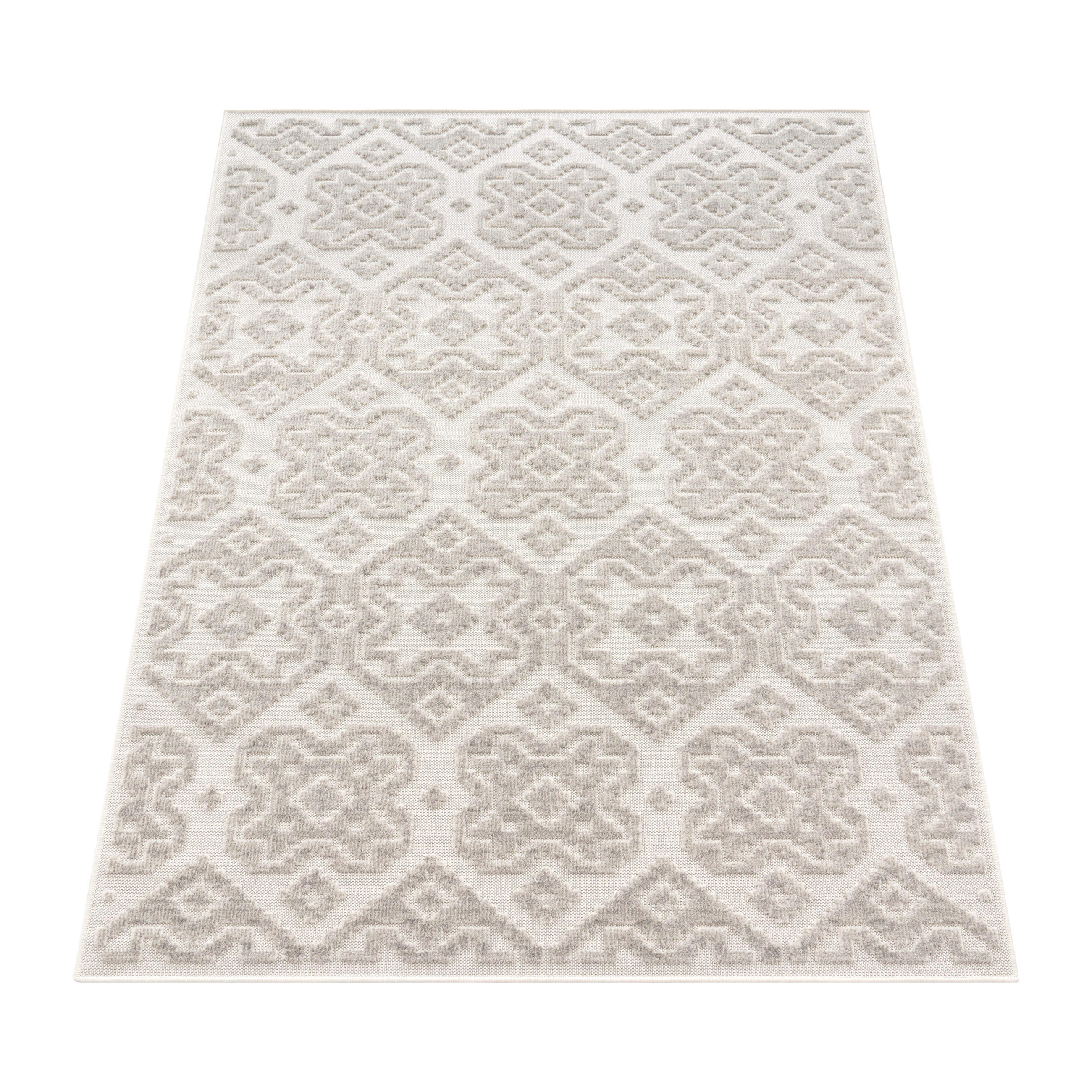 OUTDOORTEPPICH 120/170 cm Stilo 864 - Creme, Textil (120/170cm) - Paco Home