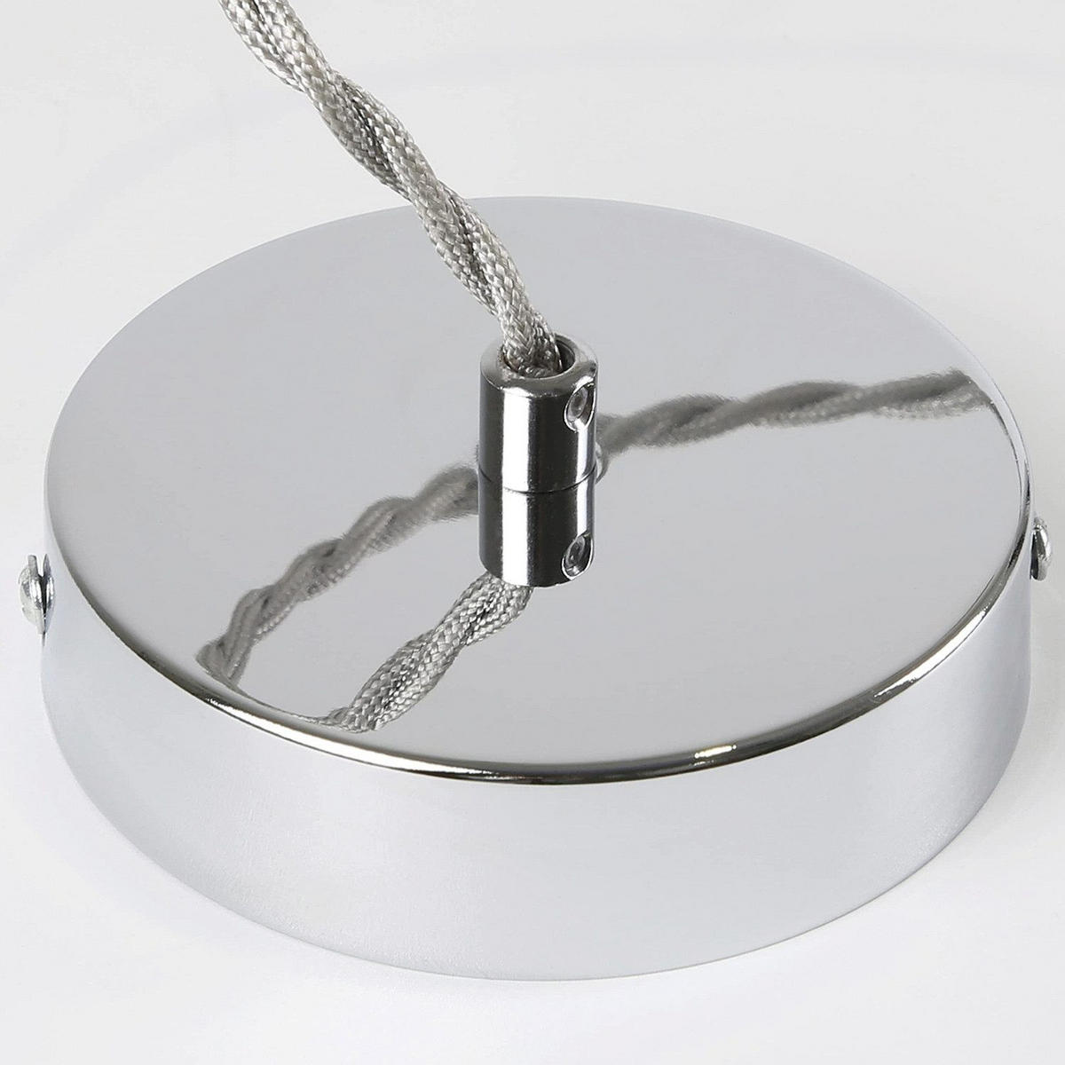 HÄNGELEUCHTE Rainer 10/10/130 cm - Silberfarben, Metall (10/10/130cm) - Nettlife