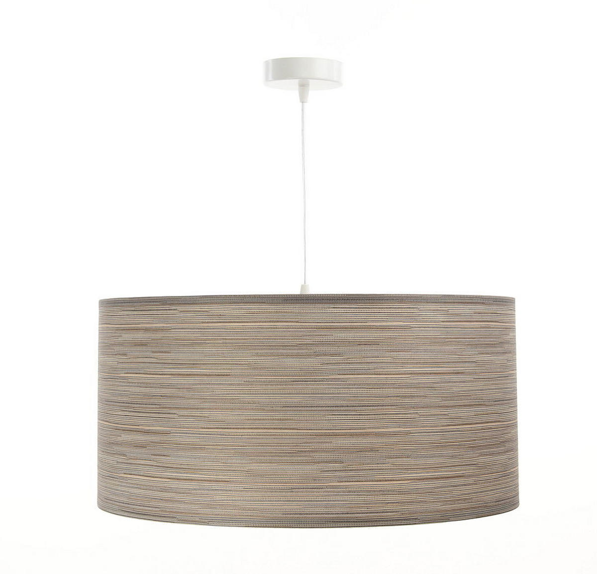 HÄNGELEUCHTE Grau 50/25 cm - Beige/Grau, Kunststoff (50/0.6/25cm) - ONZENO