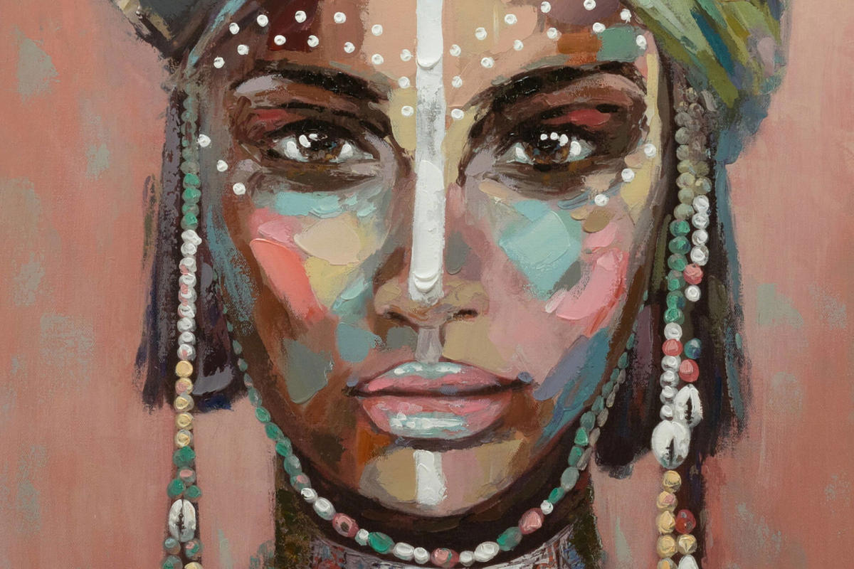 ÖLGEMÄLDE 70/100 cm - Multicolor, Holz/Textil (1.76/100cm) - KUNSTLOFT