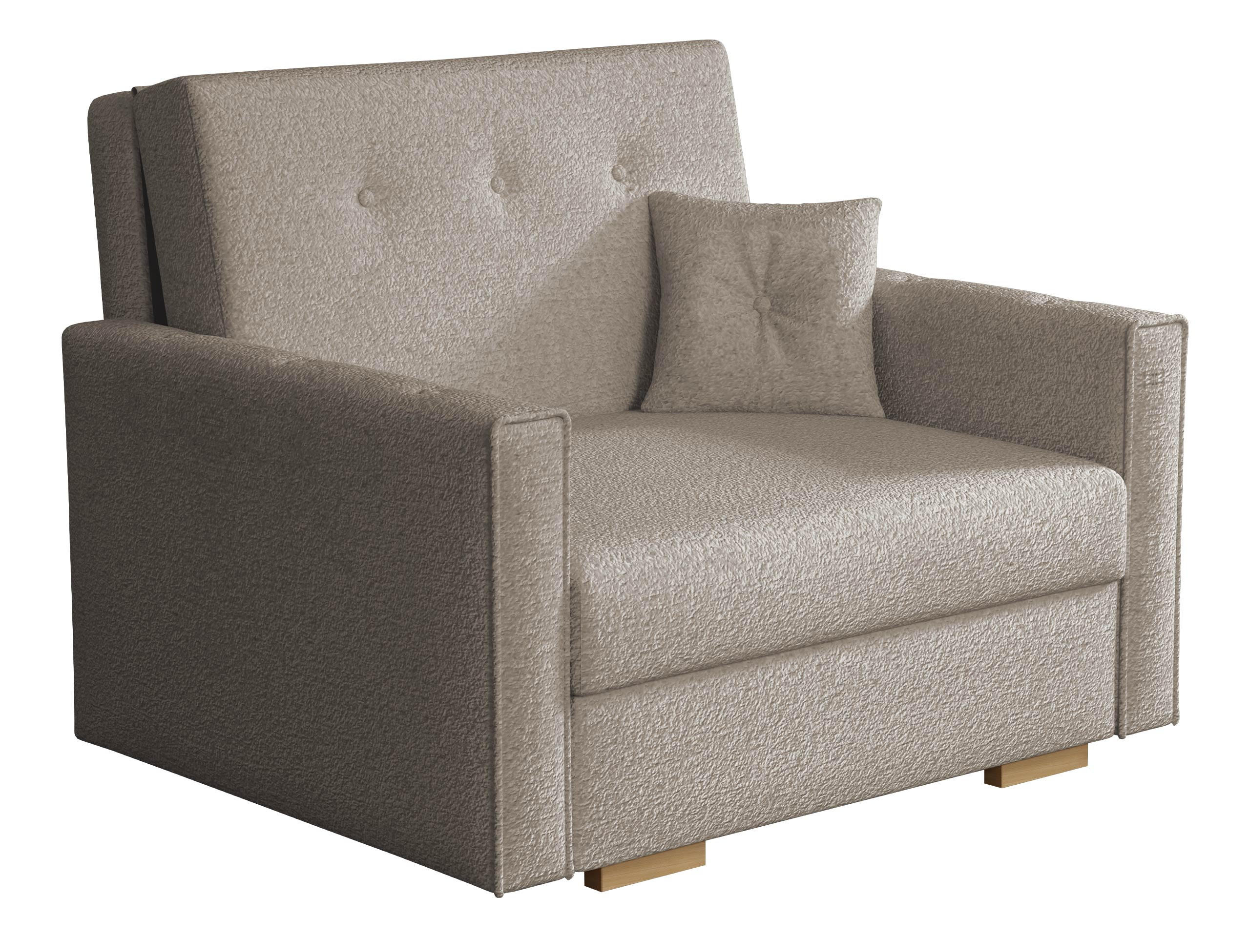 SCHLAFSOFA Viva Sonic I - Hellbraun/Schwarz, Holz/Textil (103/85/100cm) - MIRJAN24