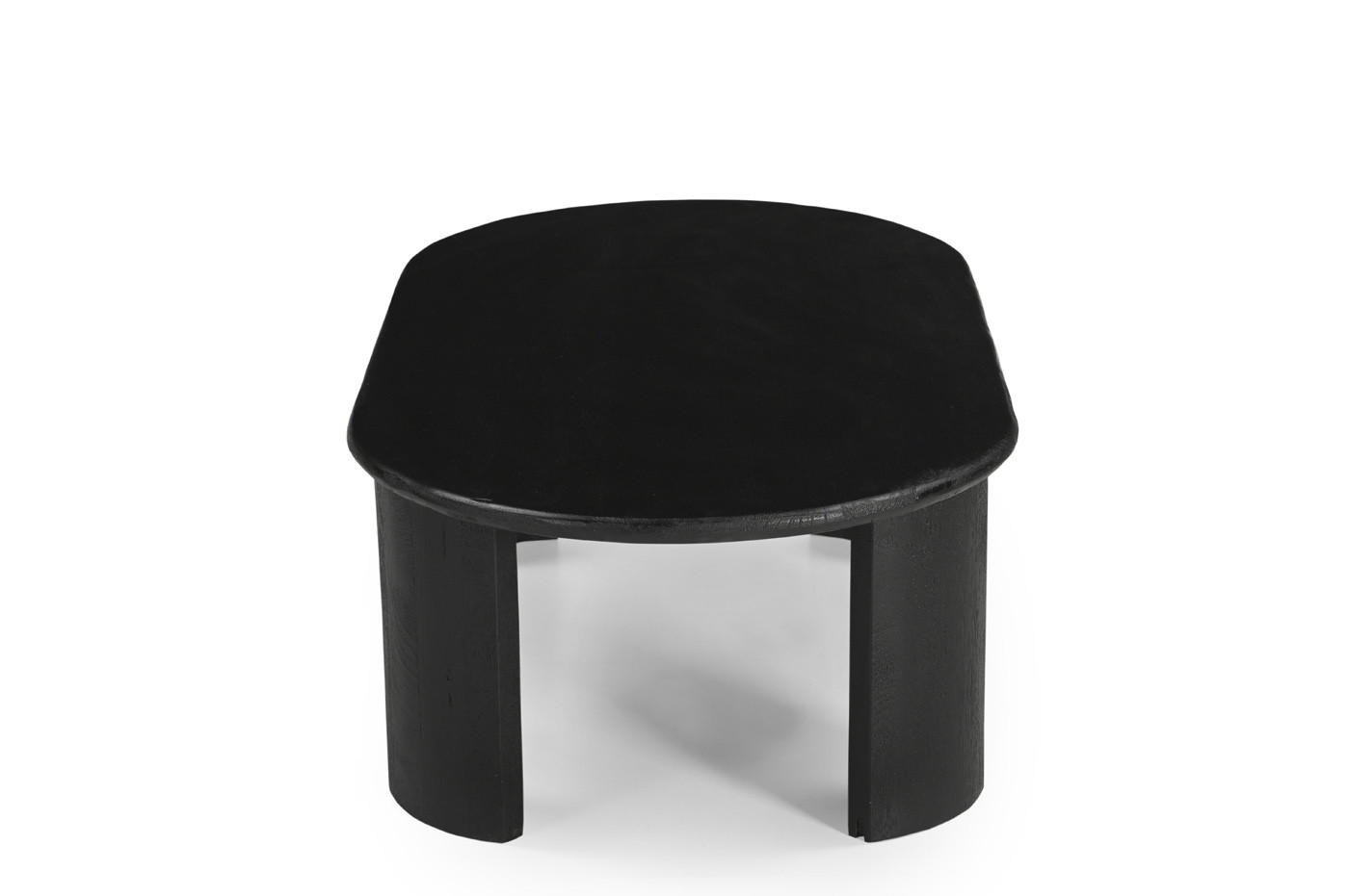 COUCHTISCH aus Mangoholz 120x65x38cm, schwarz - Schwarz, Holz (120/65/38cm) - Giga Meubel