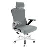 BÜROSTUHL PowerSeat Anthrazit - Anthrazit/Silberfarben, Kunststoff/Textil (74/135/74cm) - Clouvou