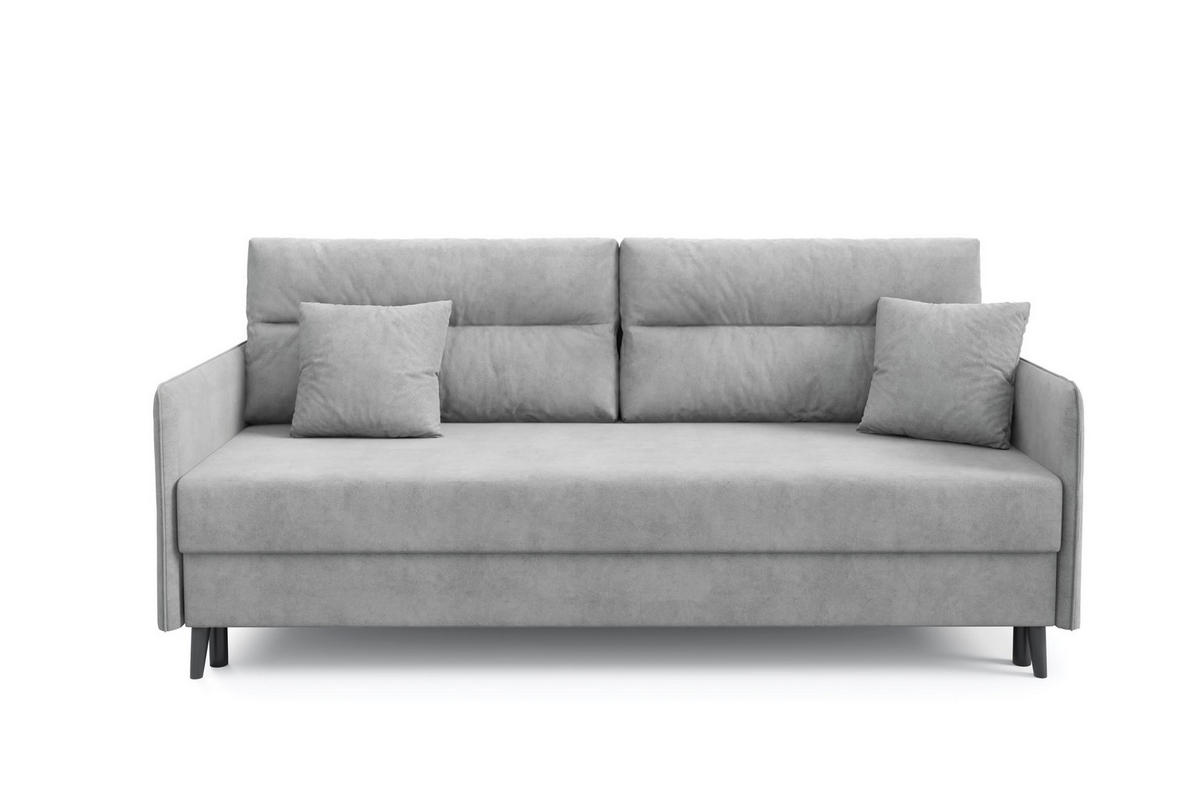 SCHLAFSOFA - Sofa Marla - Hellgaru (Zetta 302) - Hellgrau, Holz (208/96/98cm) - Möblo