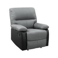 RELAXSESSEL Lincoln Schwarz/Dunkelgrau - Dunkelgrau/Schwarz, Kunststoff/Textil (90/103/89cm) - Habitat Garten