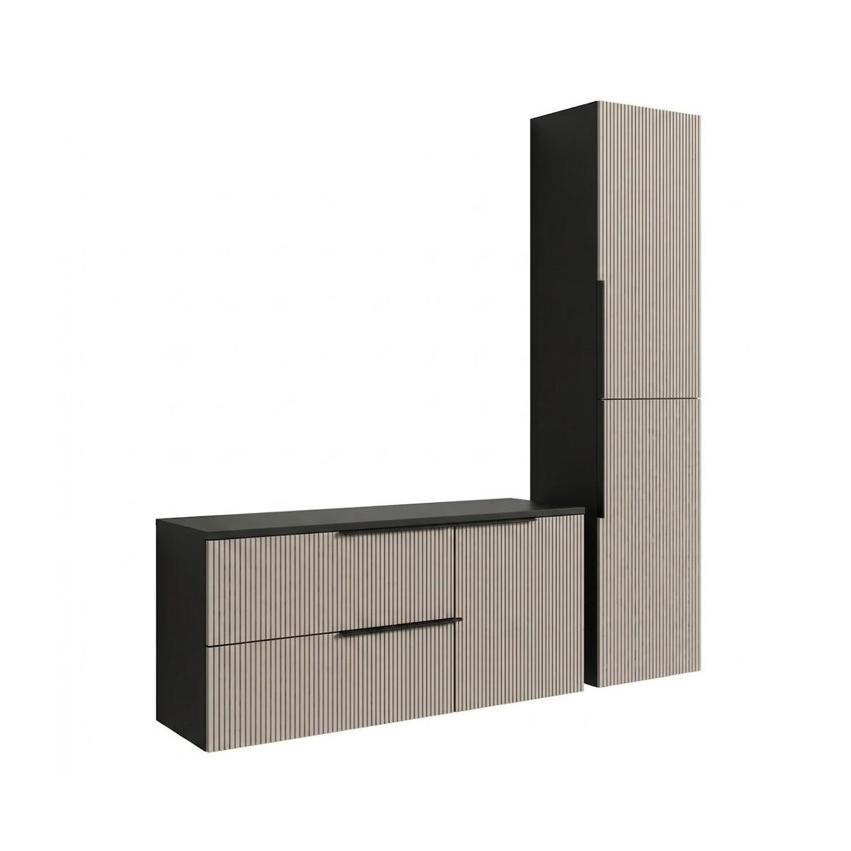 mzm24 Badmöbel-Set Kaschmir 200x150x45 cm