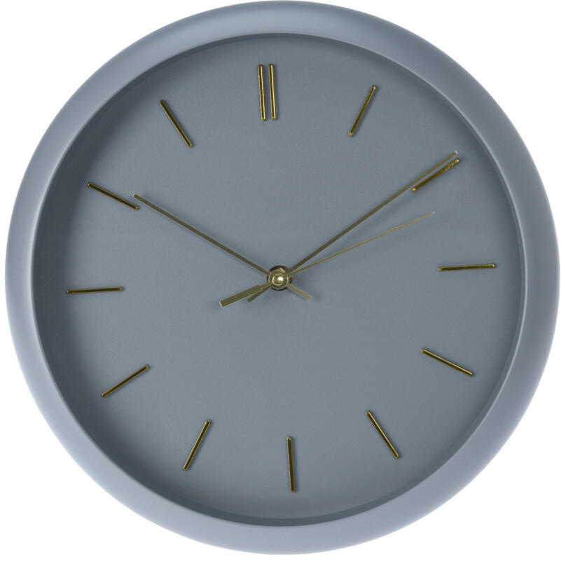WANDUHR Moderne Ø 31 cm - Grau, Kunststoff (31/31/31cm) - Home Styling Collection