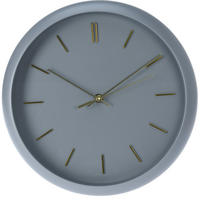 WANDUHR Moderne Ø 31 cm - Grau, Kunststoff (31/31/31cm) - Home Styling Collection