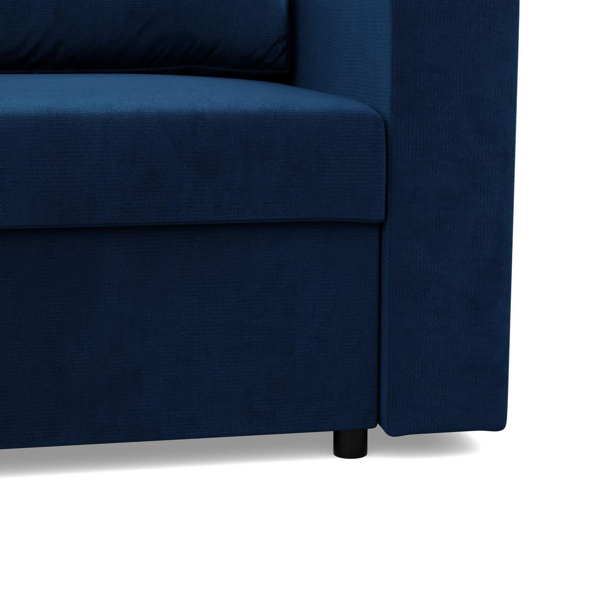 SOFA 2-SITZER MIT SCHLAFFUNKTION NEO, Dunkelblau - Blau, Textil (148/90/87cm)