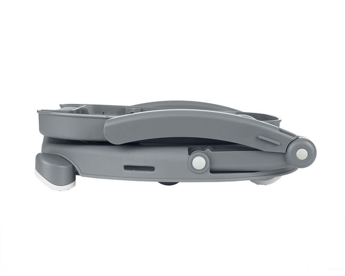 HOCHSTUHL Pappo Booster dunkelgrün Booster, Tisch, klappbar, Sicherheitsgurt - Grün, Kunststoff (43/51/37cm) - Kikka boo