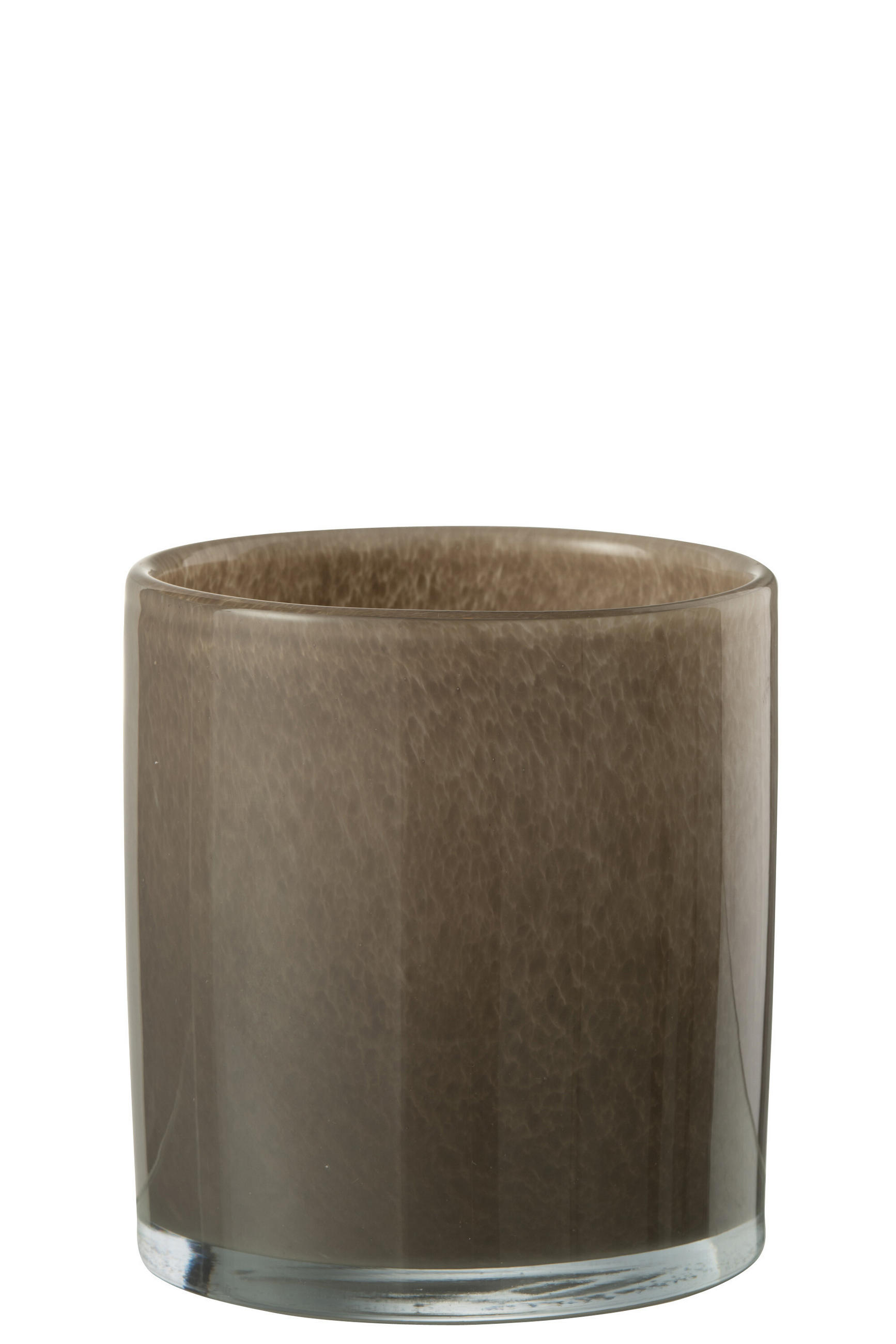 KERZENHALTER JADE - Glas - Braun - M - Braun, Glas (12/12cm) - J-Line