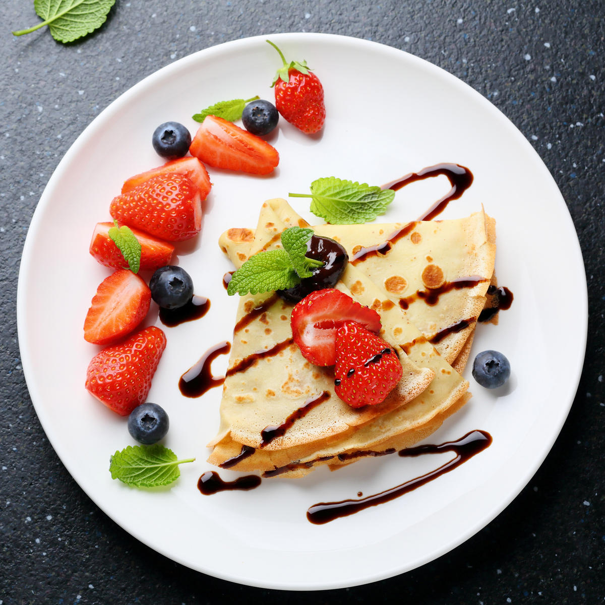 CRÊPESPFANNE - Schwarz, Metall (45.5/25.5/8.5cm) - Relaxdays