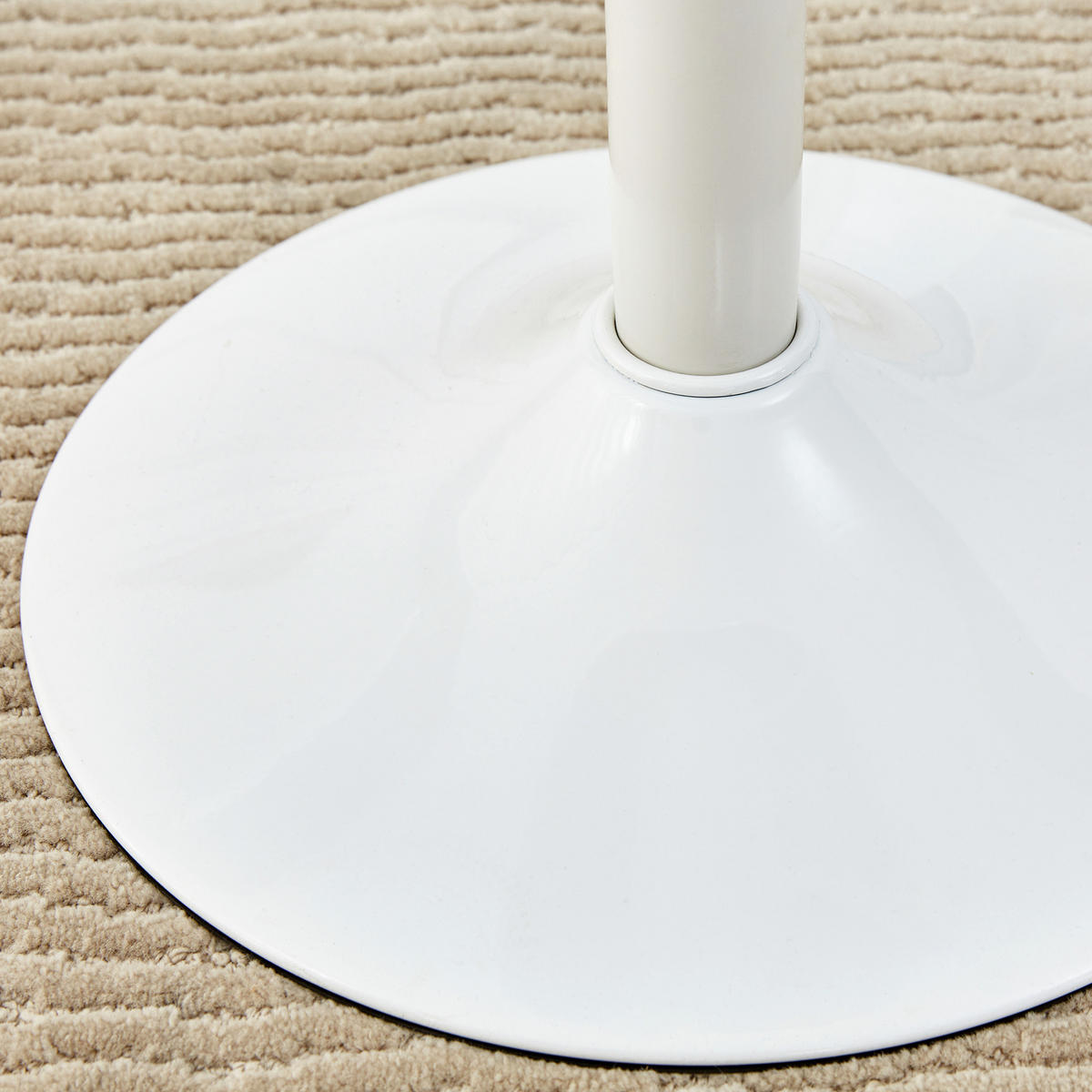STÜHLE aus Metall/Kunststoff mit 360° Drehung, Transparent/Weiß - Transparent, Metall (40.5/104/40.5cm) - OKMYHOME