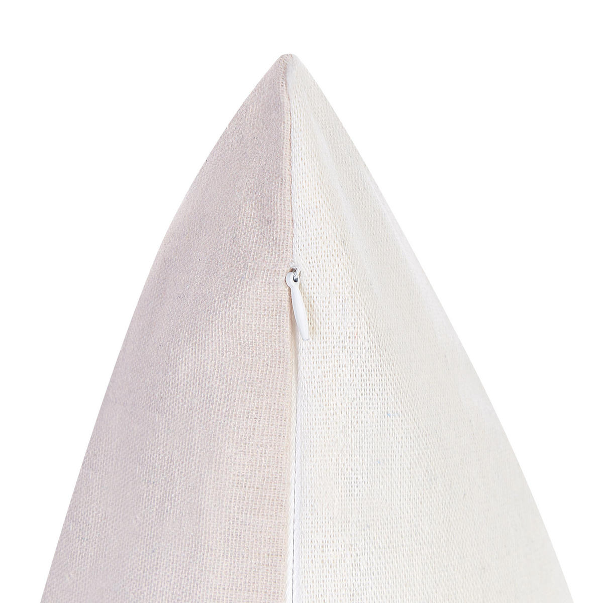 DEKOKISSEN 2er-Set Beige 45/45 cm Abal - Beige, Textil (45/45cm) - Beliani