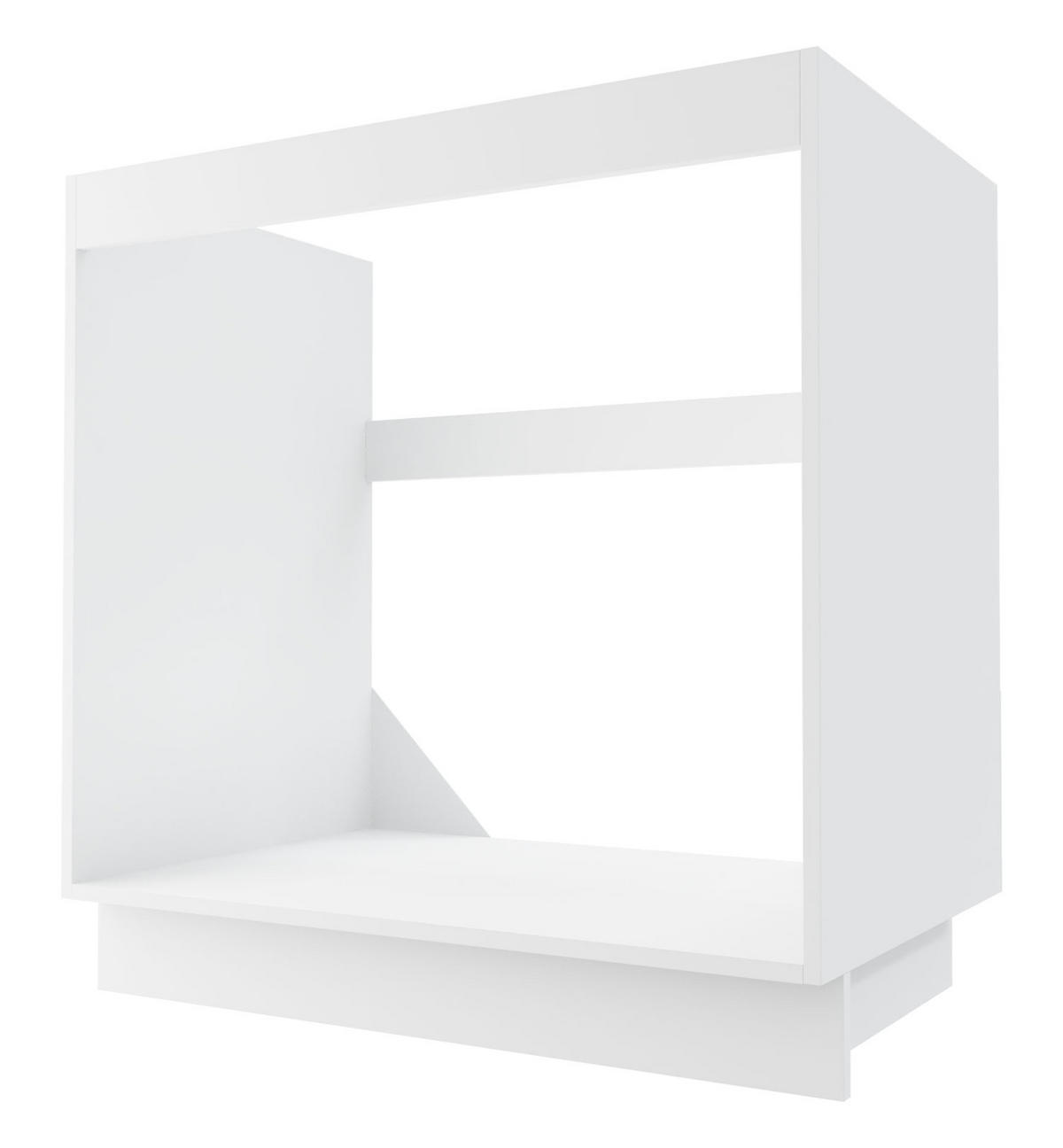 SPÜLENUNTERSCHRANK Rimini D8Z/80 Farngrün / Weiß 80 / 50 / 82cm - Weiß/Grün, Holz/Holzwerkstoff (80/82/50cm) - Feldmann-Wohnen