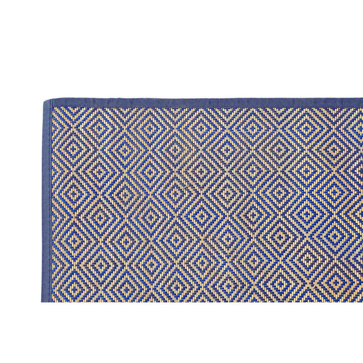 TEPPICH Bambus Mediterraner (160 x 230 x 0.5 cm) - Blau, Naturmaterialien (160/230cm) - DKD Home Decor