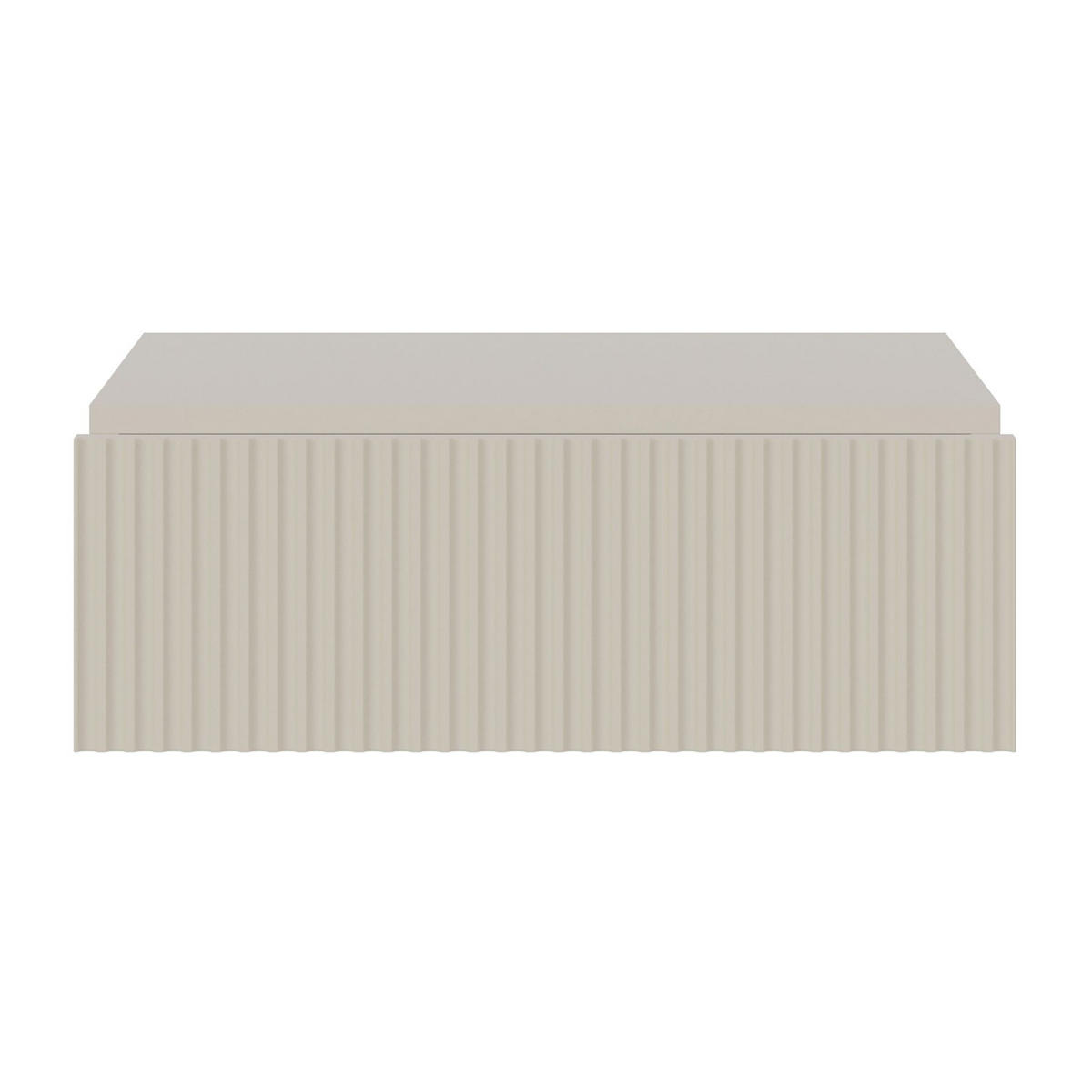 NACHTISCH Veldio Greige, 50 cm - Taupe, Holzwerkstoff (50/17/35.6cm) - Selsey