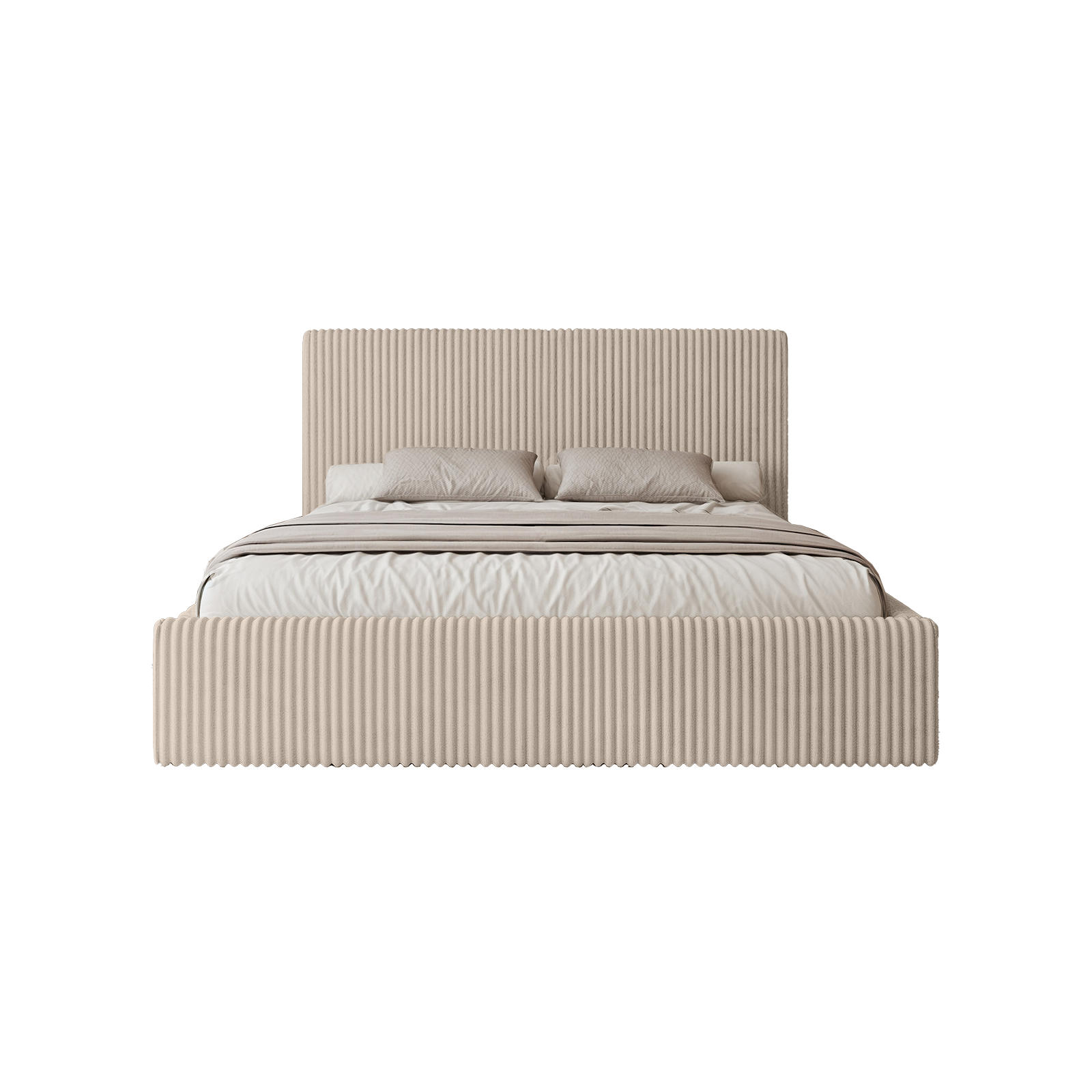 Fedve Polsterbett Beige 120x200 cm