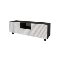 LOWBOARD ZENO-S 140x50x41 cm - Schwarz / Weiß - Schwarz/Weiß, Holzwerkstoff (140/50/41cm) - ALTDECOR