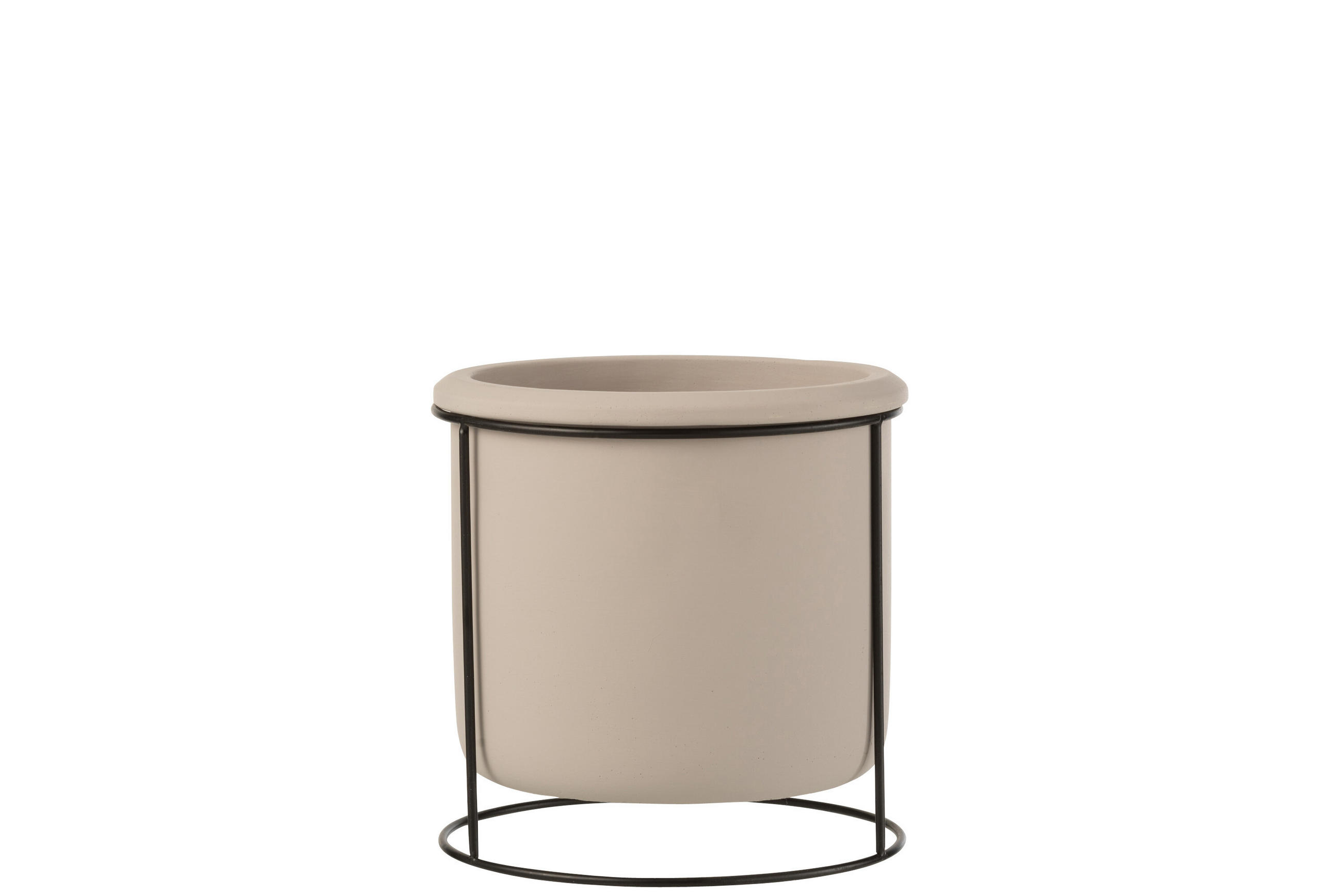 BLUMENTOPF HÄNGEND - Töpferei - Grau - S - Ø 16 cm - Grau, Keramik (16/16.5cm) - J-Line