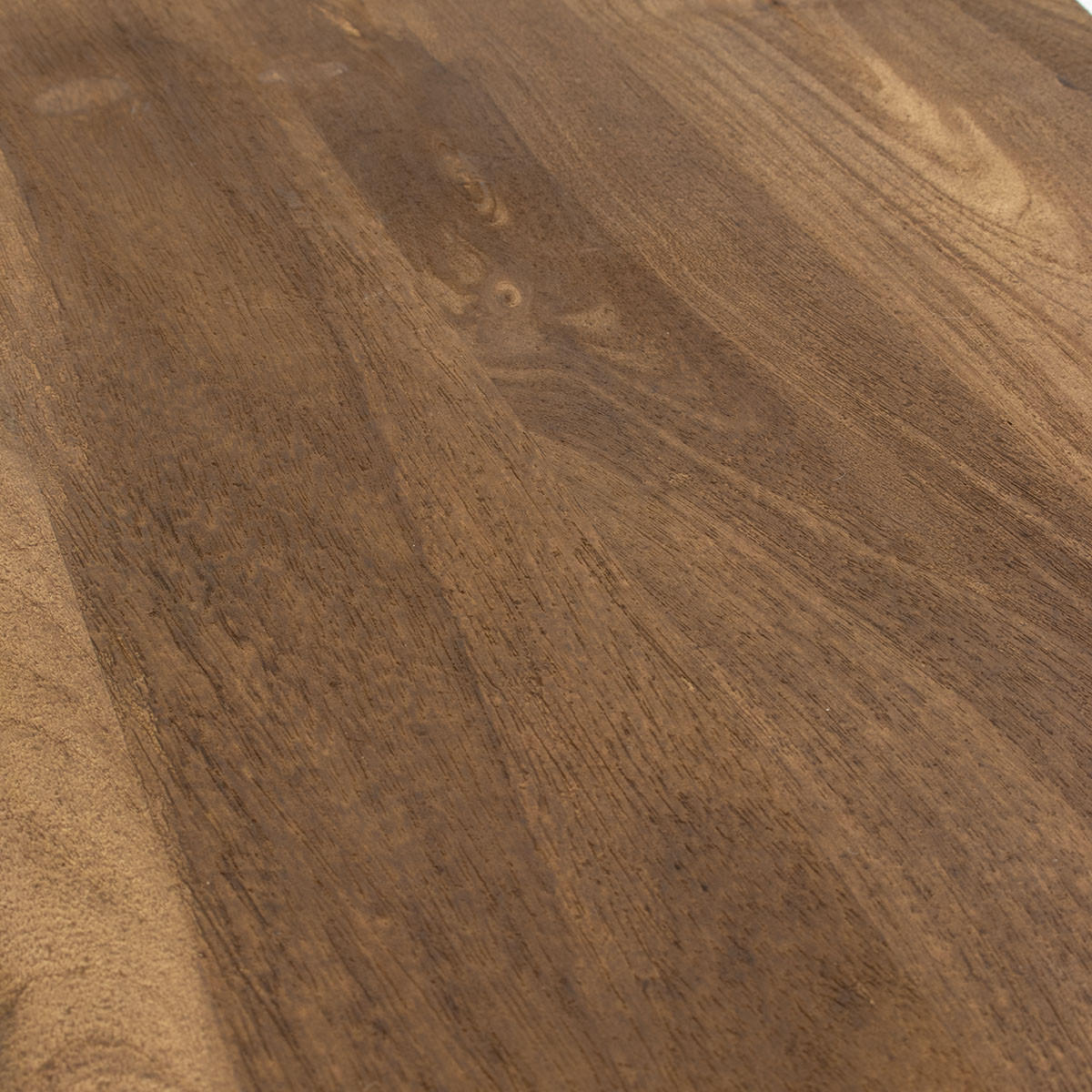 COUCHTISCH Organisch aus Mangoholz, dunkelbraun - Braun, Holz (120/65/35cm) - Giga Meubel