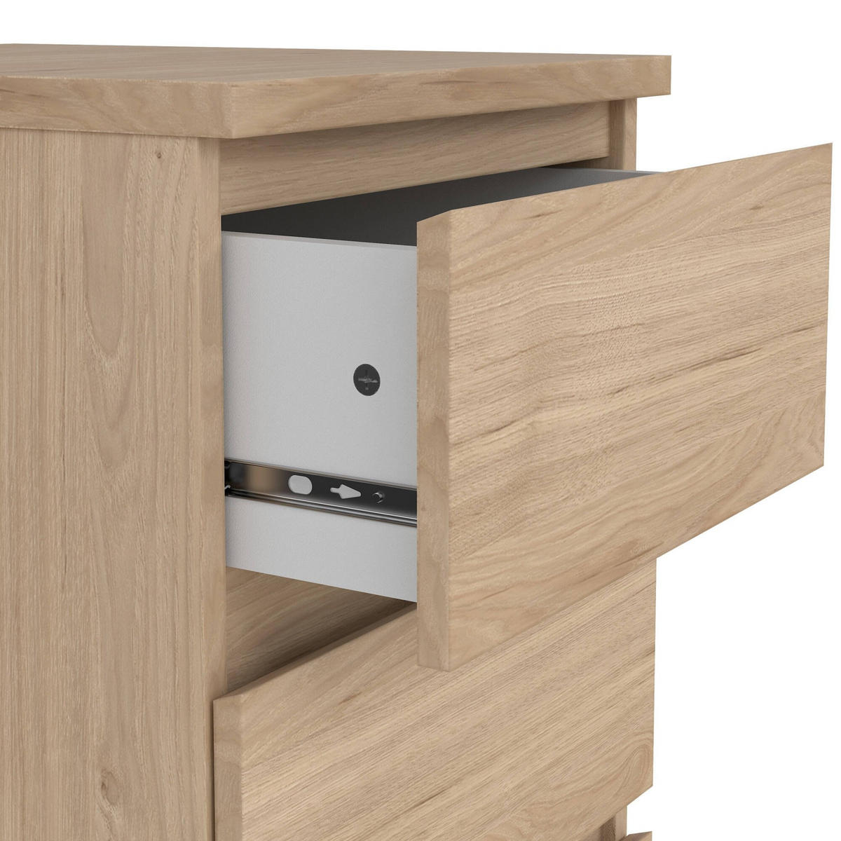KOMMODE Eiche 40.4/50/70.1 cm - Braun, Holzwerkstoff (50/70.1/40.4cm) - DMORA