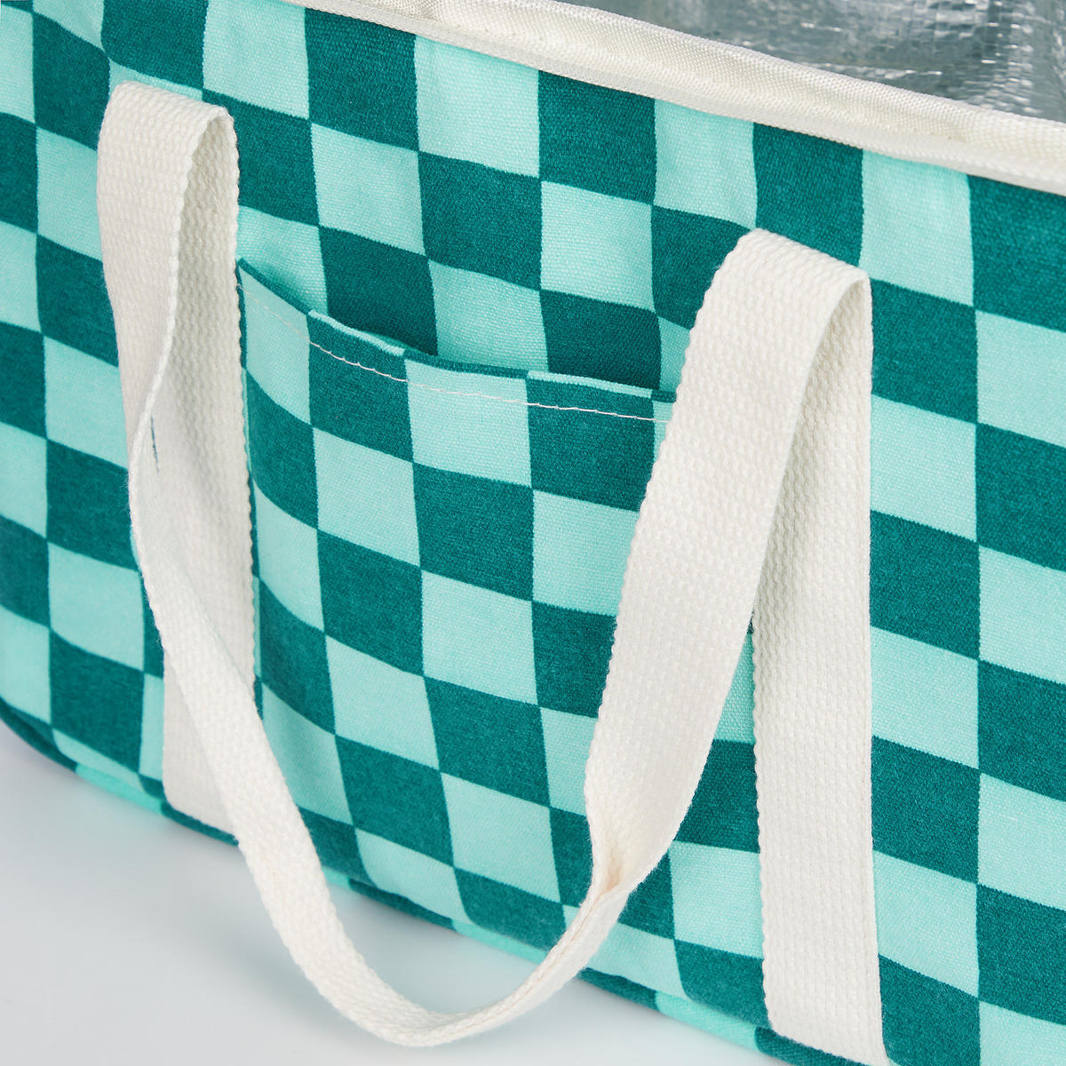 KÜHLTASCHE Keep Cool - Petrol, Textil/Metall (18/20/29cm) - Butlers