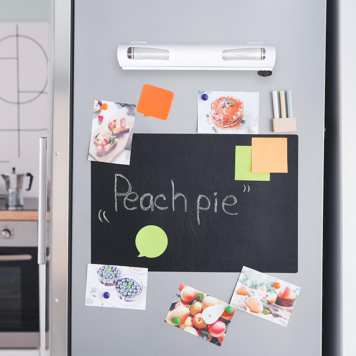 2XFOLIENSCHNEIDER - Weiß, Kunststoff/Metall (37/5/8cm) - Relaxdays